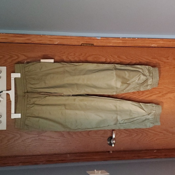 a new day Pants - Drawstring Pants - green